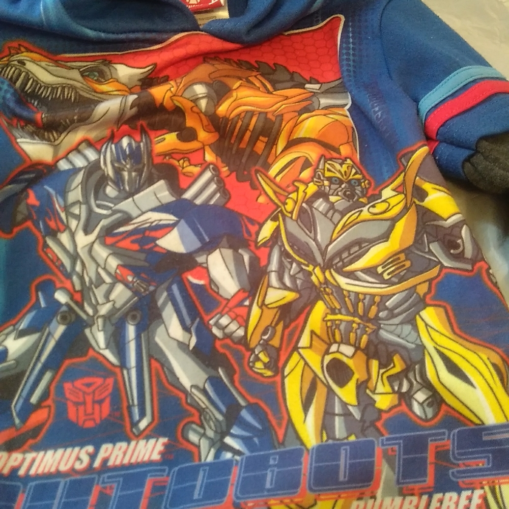 Transformers hoodie size 3T